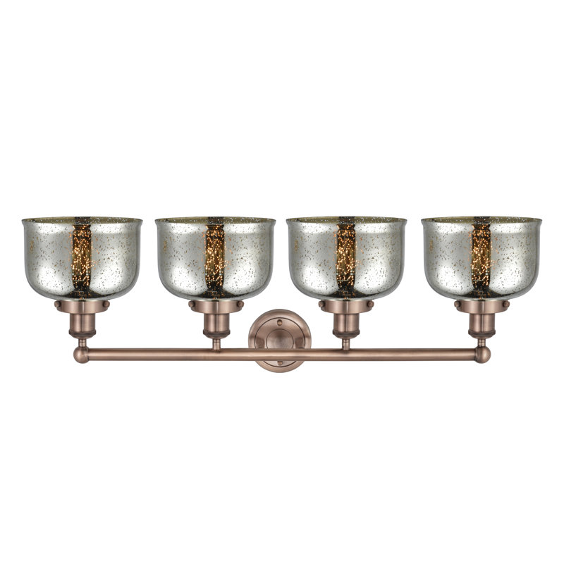 Annagene 4 - Light Dimmable Vanity Light, Silver Plated Mercury, Antique Copper
