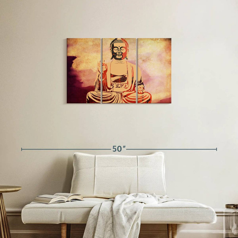 Leisha Warm Buddha, 20" H x 33" W