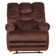 Upholstered Big Man's Lay Flat Recliner with Extended Footrest
