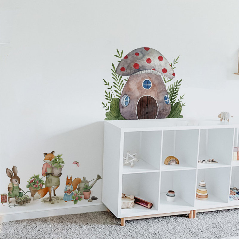 Animal Wall Decal - Little Gardeners
