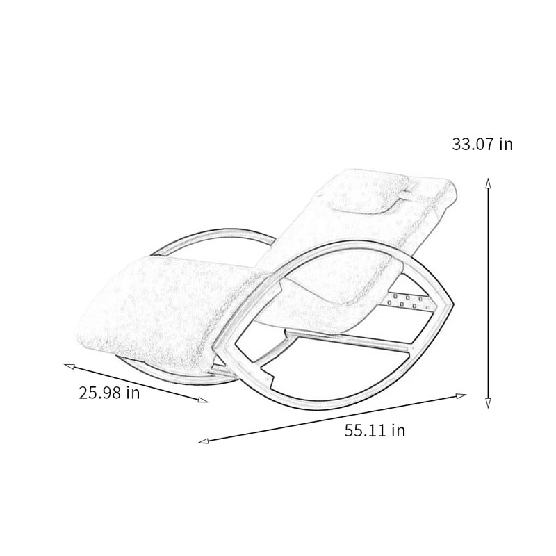 Chaise berçante ergonomique