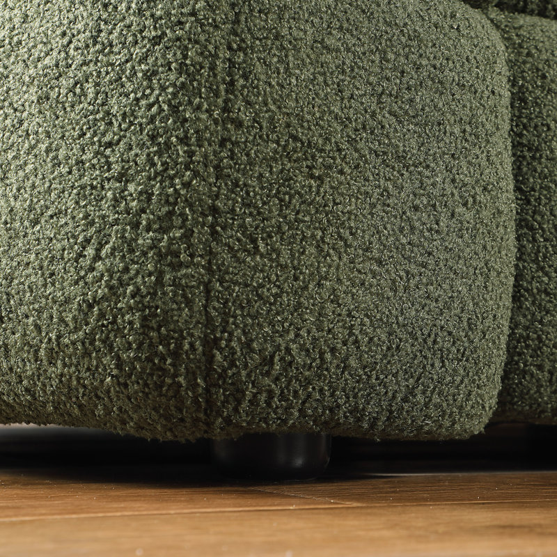 Monica 61'' Upholstered Modern Loveseat
