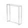 Ava 30'' W Glass Console Table