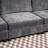 3-Seater Chenille Deep Sofa-114137368