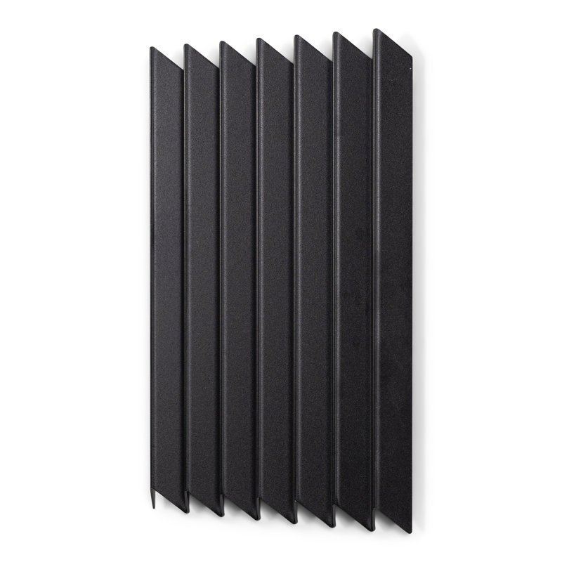 Spinder X BUDDE Steel Wall 7 - Hook Coat Rack, Black