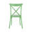 Guthbrand Cross Back Resin Stacking Side Chair-876982570