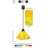 Sapin Lily Handcrafted Glass 1-Light Track Pendant-681796520-681796532-681796529