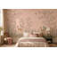 Toile paysage papier peint rosé rétro botanique-129446106-129446107