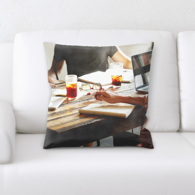 Housse et insert de coussin carré Startup