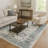 Premium Machine Washable Pirtle Border Rug-1657092228