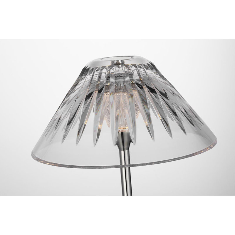 Waterford Blaze 55" Floor Lamp with Clear Crystal, Polished Nickel