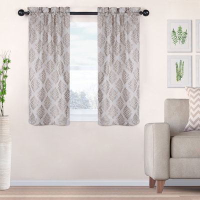 Brodde Semi Sheer Curtain Pair