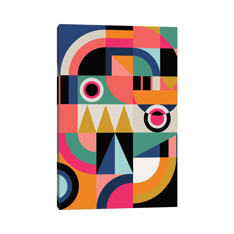 Graphic XIII by Susana Paz - Print on Canvas, 152.4cm H x 101.6cm W x 3.81cm D, Wrapped Canvas