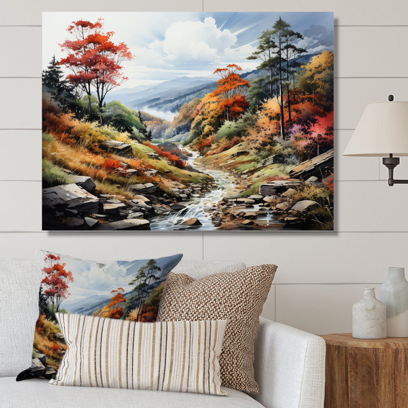 Forêt de Bhalaram, Great Smoky Mountains I - reproduction, 30" H x 40" W, Toile tendue