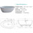 59'' Solid Surface Matte Tub