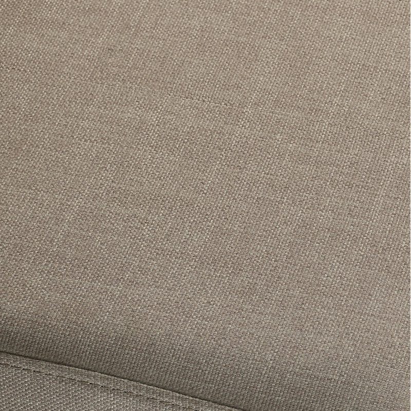 Breda Antique Gray Finish Upholstered Nailhead Bench