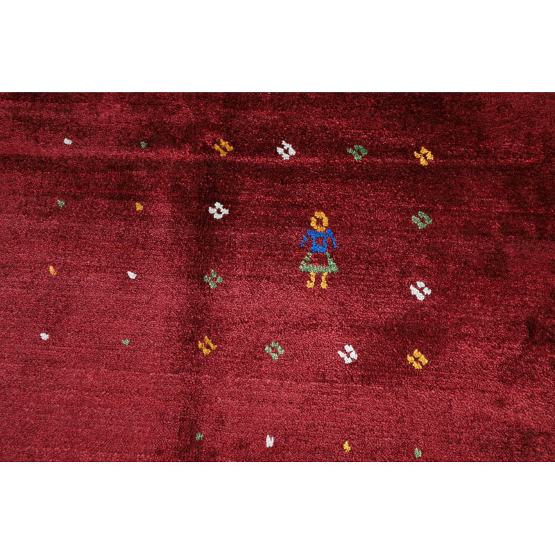 Tribal Gabbeh Oriental Area Rug 8