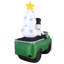 The Holiday Aisle® Christmas 8 Foot Inflatable Snowman In Snow Truck