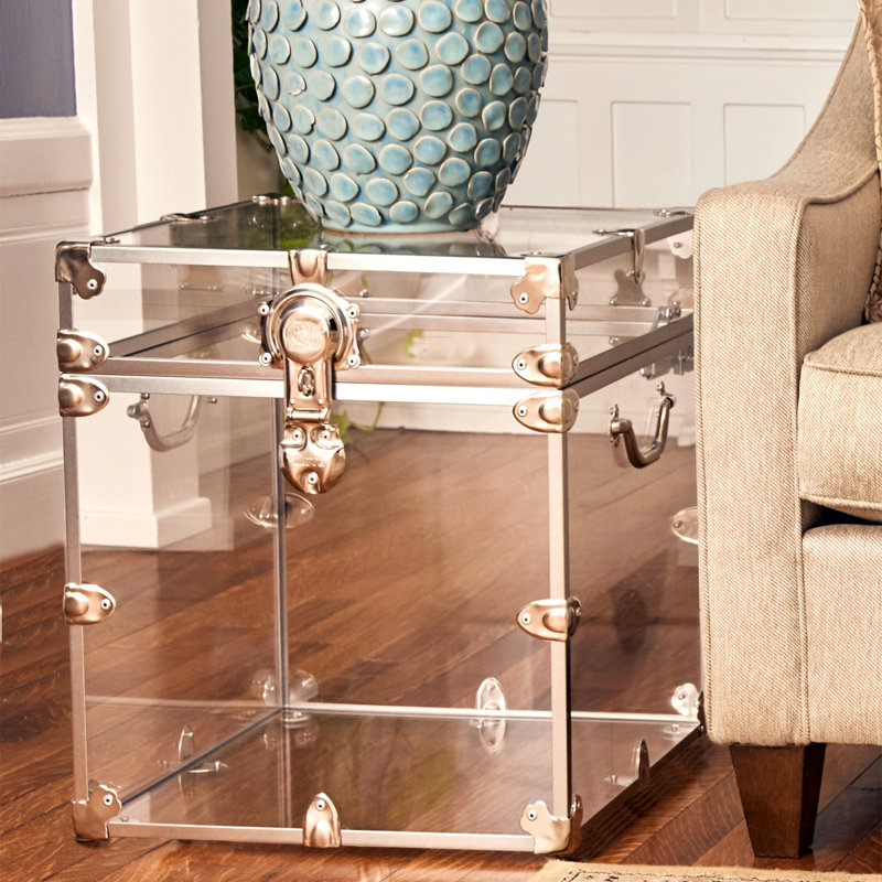Acrylic Accent Trunk, Silver