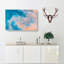 The Tide Is High In Abstract - Wrapped Canvas Painting-55302249