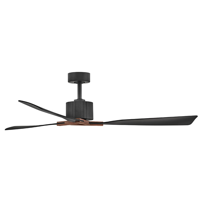 Ventilateur intelligent à DEL 60 po Hinkley, Noir mat
