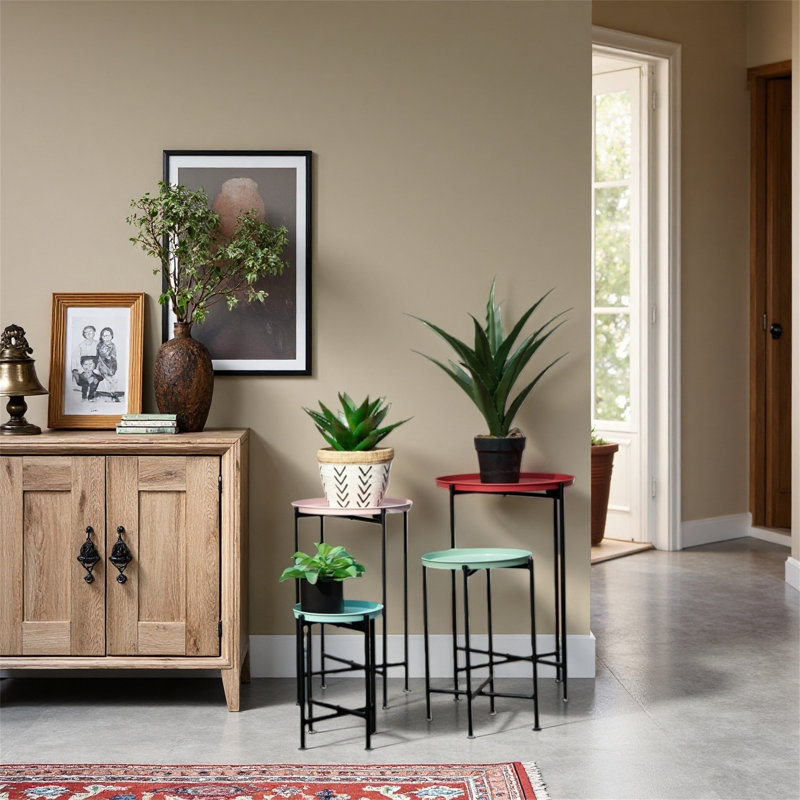4-tier Multi-color Nesting Plant Stand