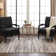 Louque Calhoun Cream Modern Abstract Stripe Area Rug