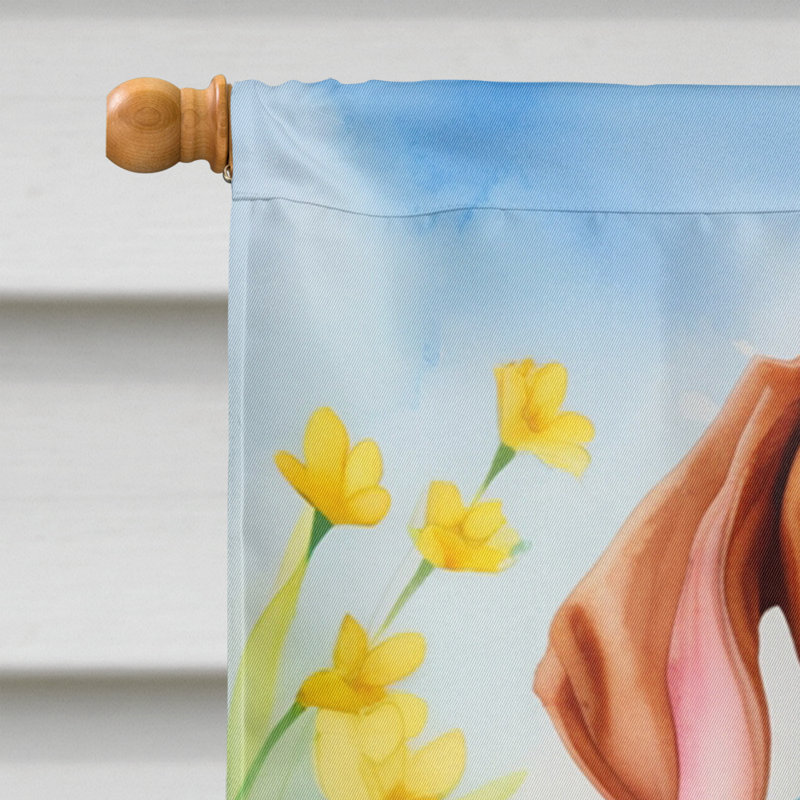 Easter Egg Hunt Double Sided 40'' H x 28'' W Polyester Easter House Flag