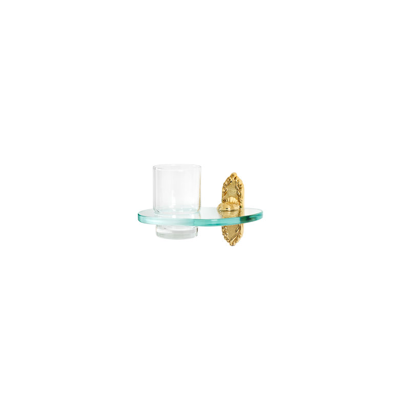 Ribbon And Reed Bathroom Accessory, Polished Brass