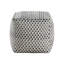 Pouf carré en tissu d'ameublement en tissu jacquard moderne, repose-pieds, repose-pieds antidérapant, fauteuil à billes, repose-pieds 1pc