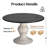 47.2"W Retro Country Style Round Dining Table-501745827