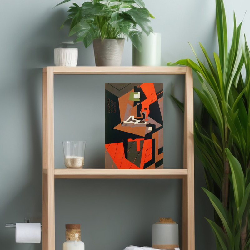 Composition Abstract Contemporary Wall Art Print by Juan Gris - Wrapped Canvas Print, 45.72cm H x 30.48cm W