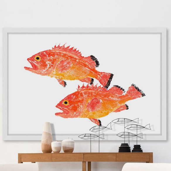 Single Picture Frame Painting, 61cm H x 91cm W x 3.81cm D