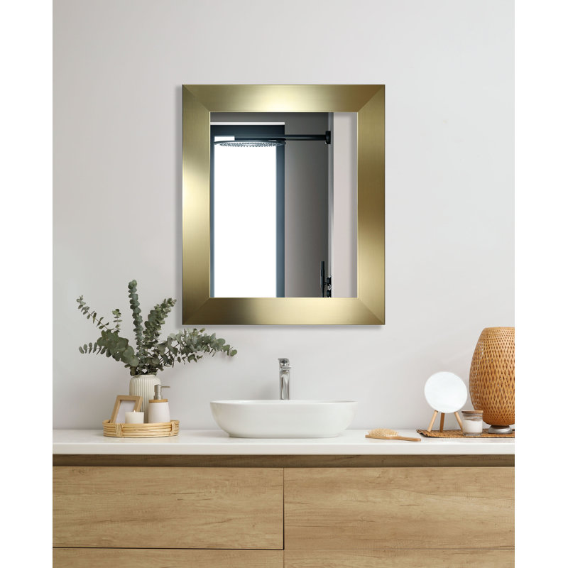 Miroir d'appoint mural Rayne, Or français