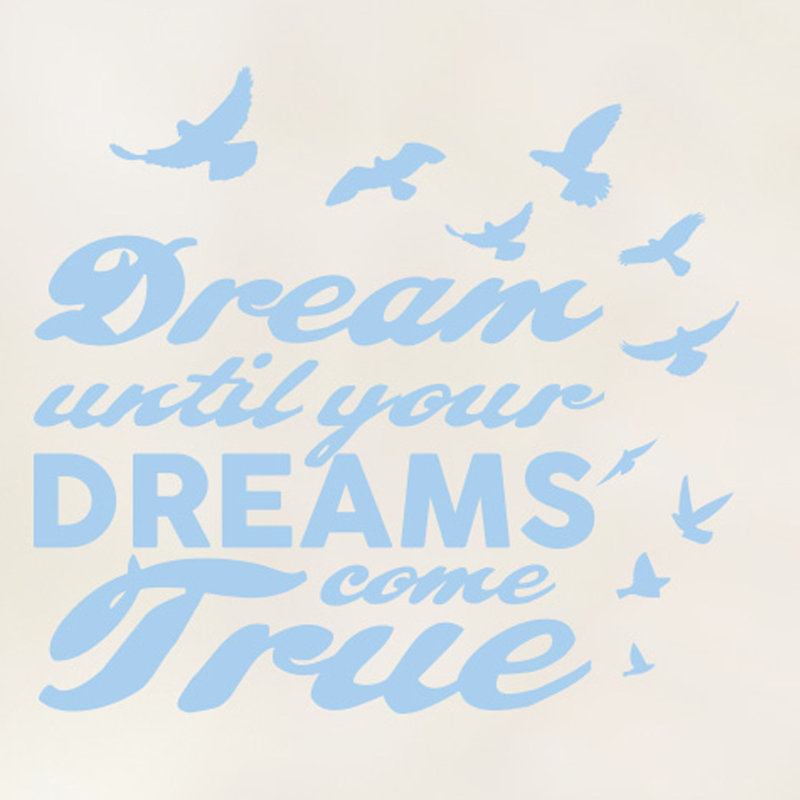 Wall Decal, Light Blue