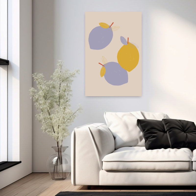 Art contemporain contemporain abstrait, H 36 po x l 24 po