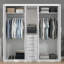Kimberley 4 Door 4 Drawer Combi Fitment Wardrobe-120612142