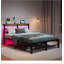 Beige; lit double brun / double-751035772-751035773