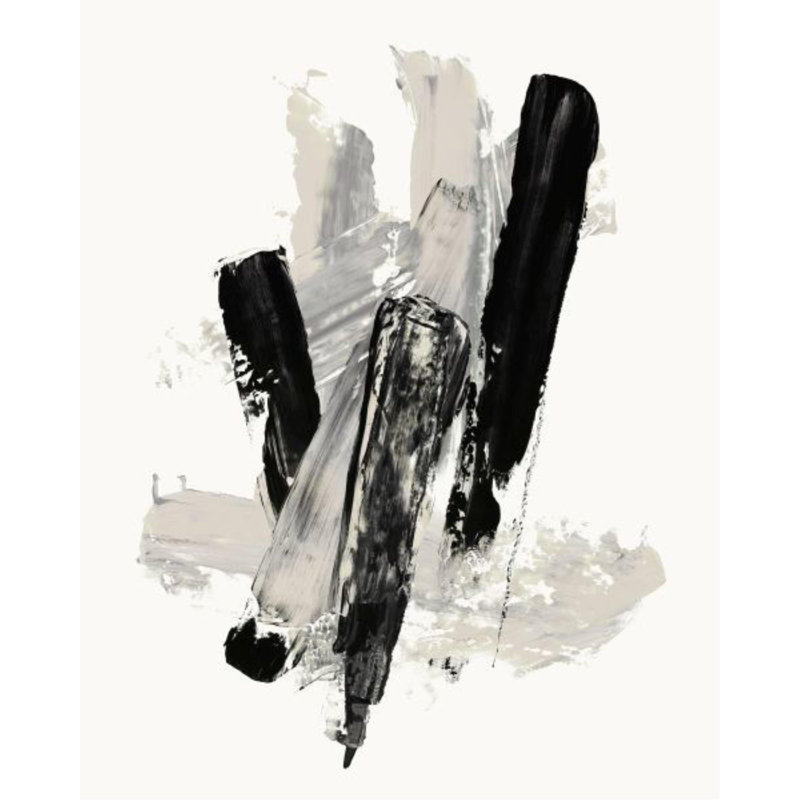 Art Of Brushstrokes II Print by Guseul Park, Glass Coat, 50" H x 40" W