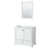Blanc / chrome poli