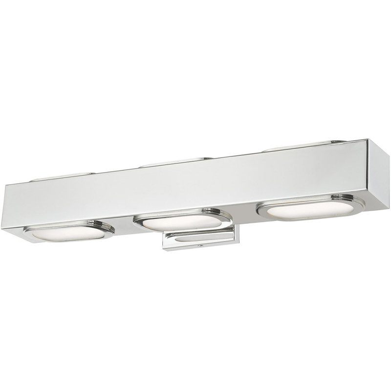Kimball 3 - Light Bath Bar, Polished Chrome