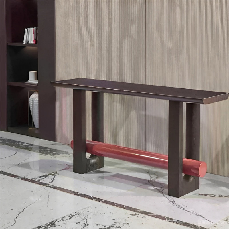 Modern Minimalist Art Console Table, 31.5" H x 70.87" W x 13.78" D