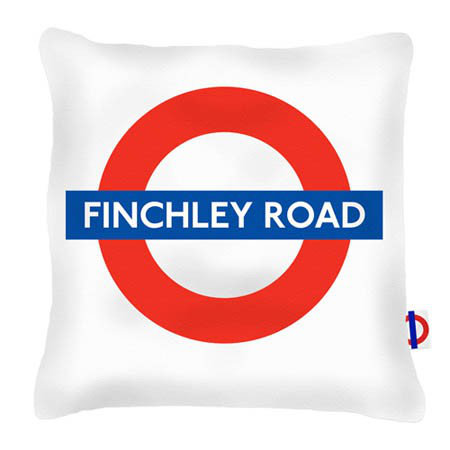 Finchley Road Tube Station London Transport Cushion