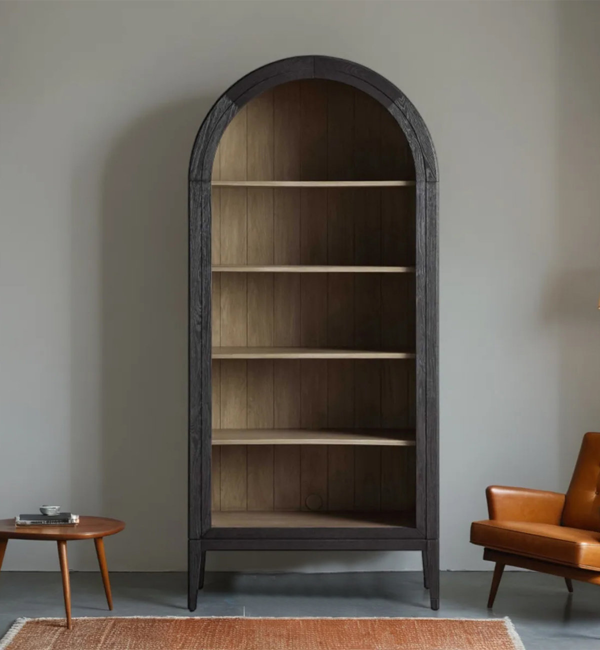 EliteFurnishings Modern Arch - Top Display Shelving | Wayfair