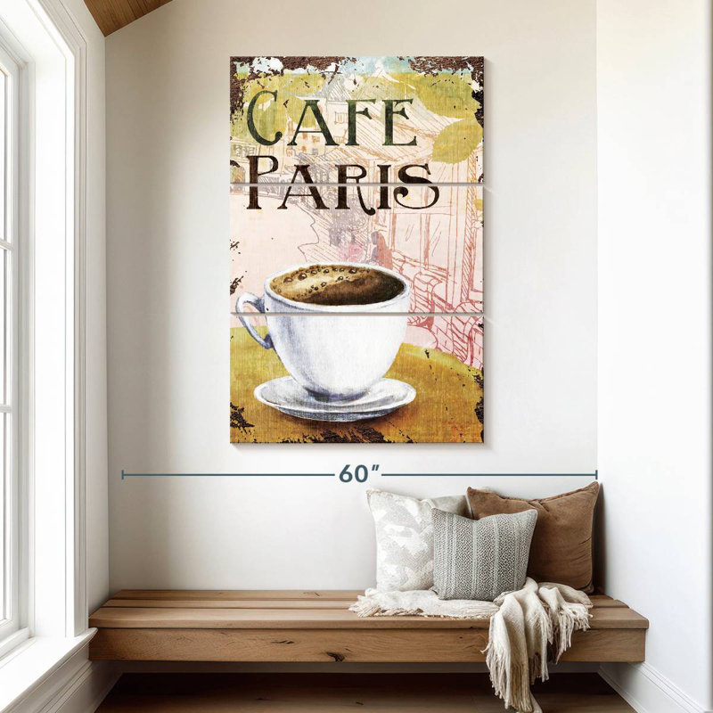 Yarlin Parisian Coffee, 50'' H x 32'' W