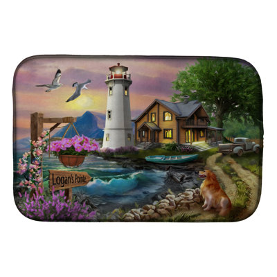 Tapis de séchage Logan's Pointe Lighthouse Retriever