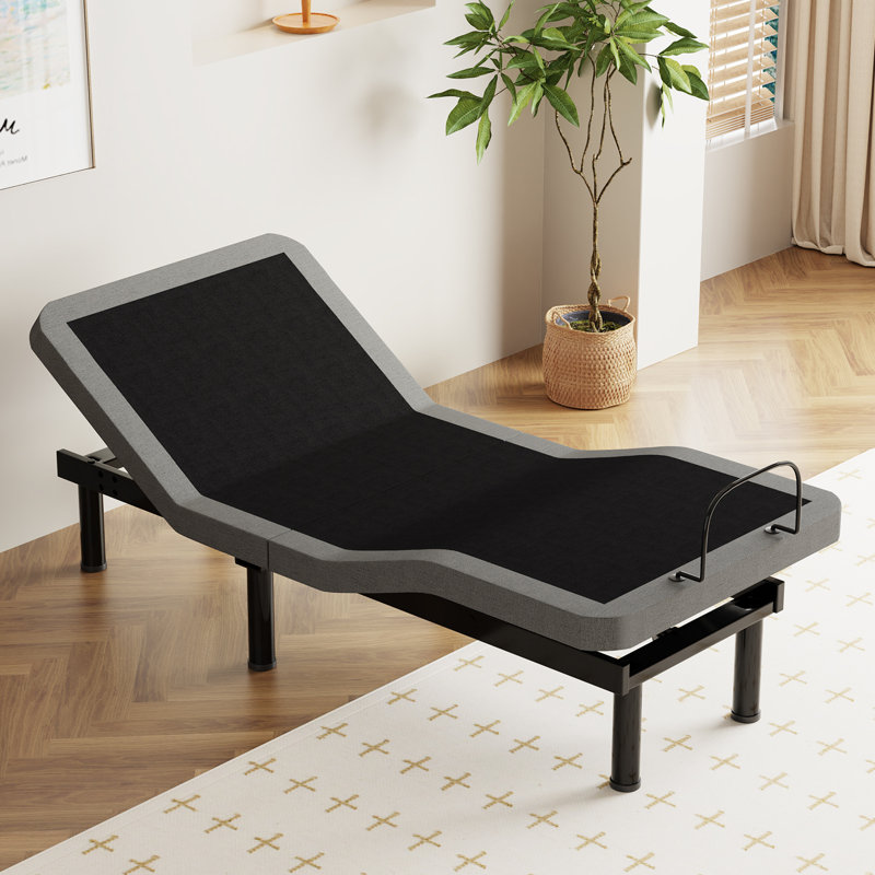 Twin Xl Adjustable Bed Frame, Electric Bed Base Frame With Wireless Remote,  Zero Gravity & Anti-Snore