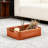 Handcrafted Scandinavian Minimalist Leather Desk Tray, Stylish Storage Organizer For Living Room And Bedroom, Perfect For Remote Controls And Small Items