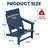 HDPE All-Weather Solid Panel Adirondack Chair-1040666704