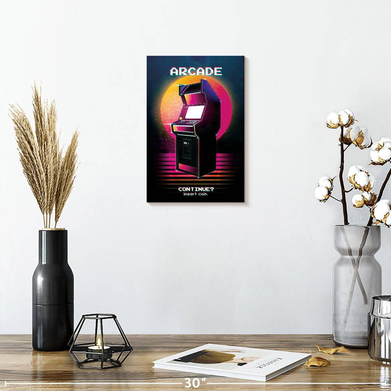 Keiraleigh Arcade Machine, H 24 po x l 16 po